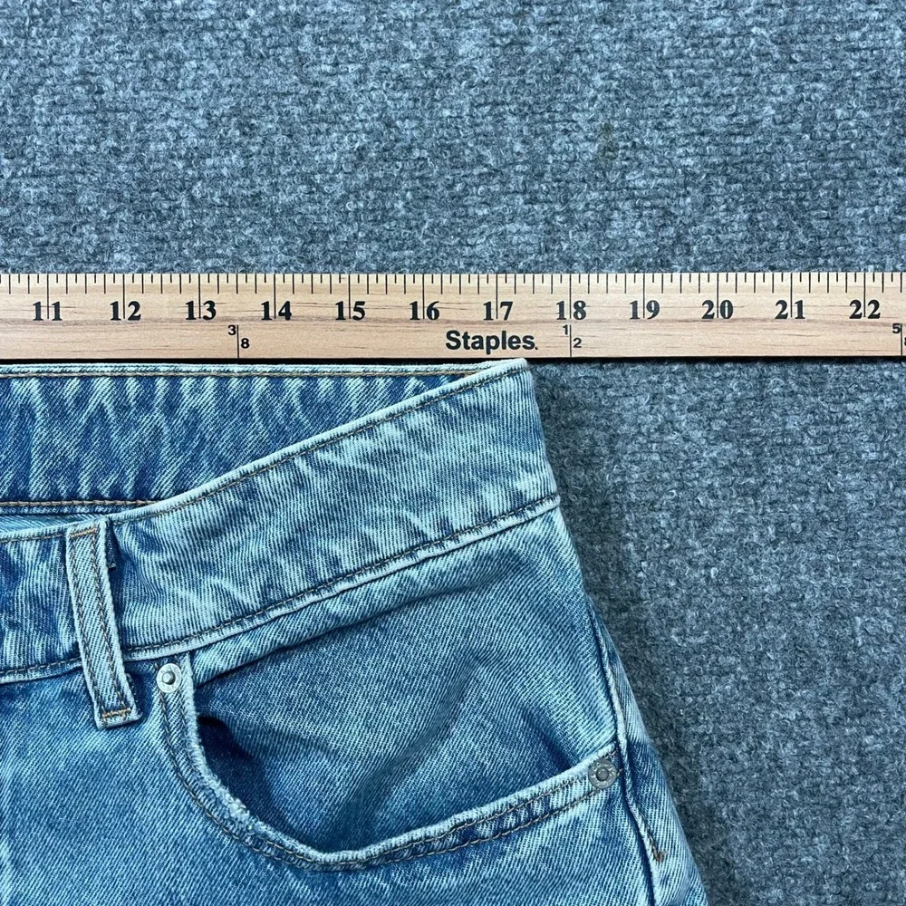 Levi's Superlow Wide Leg Jeans Womens 31 Light Wash Blue Low Rise 100% Cotton - Picture 3 of 13